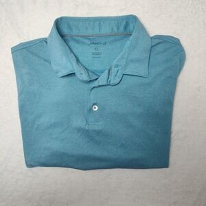 Johnnie O Polo Shirt Mens XL Blue Coronado Performance Stretch Golf Casual